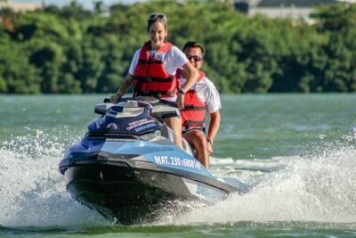 Cancun Mangrove Jet Ski Tour: 2 riders per jet ski - The real cost: $200 per group plus a $20 cash dock fee