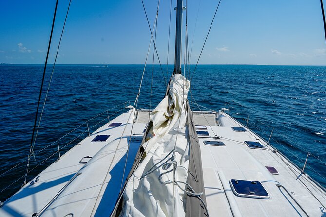 Cancun Private Catamaran Cruise– Open Bar & Snorkeling Experience - The second Cancun stop: more room to relax after the water fun