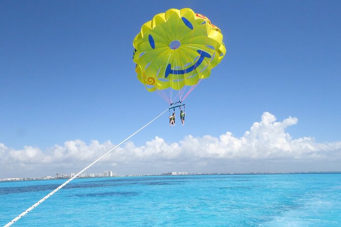 Cancun Seaside Parasailing and Jet Sky Combo - Parasailing: 80 Meters Up Over Cancun’s Coast