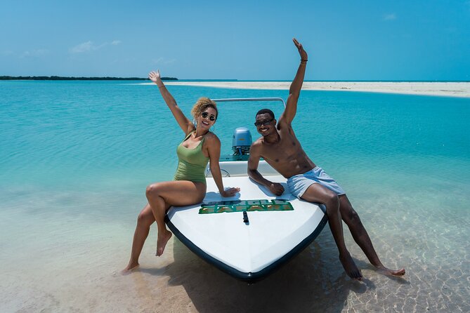 Cancun: Speedboat tour to a Virgin Beach - Punta Cocos Start: Safety Briefing and Learning the Boat Controls
