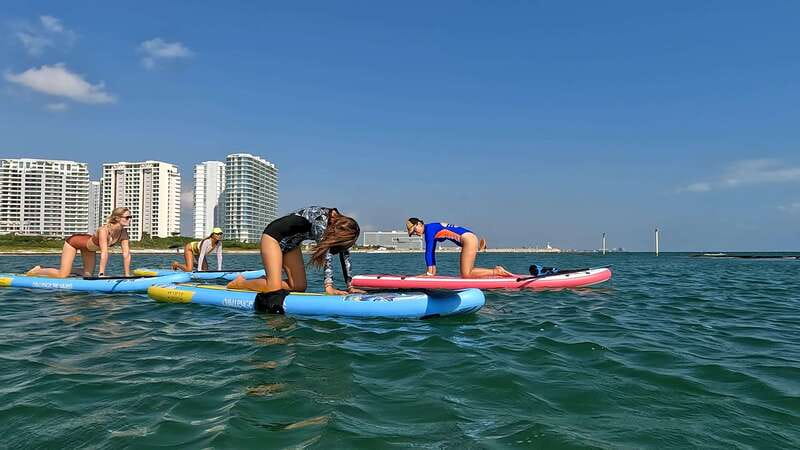 Cancún: Sup Yoga and Meditation over the Caribbean Sea - Round-Trip Paddling (15 Minutes): Settling In on the Board