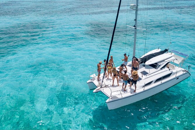 Cancun to Isla Mujeres Private Catamaran Cruising Snorkeling Fun! - Stop 2: Zona Arqueologica El Meco reef snorkeling (2 hours)