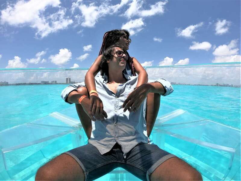 Cancun: Transparent Boat Tour with Drinks - Nichupte Lagoon to Caribbean Reefs: How the 75 Minutes Works