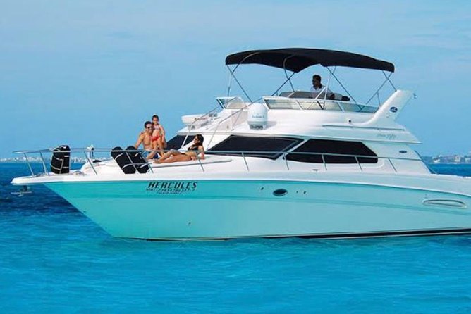 Cancún Yacht Rental SeaRay 46ft 25P13 - Cancun Bay on a SeaRay 46: what the day feels like