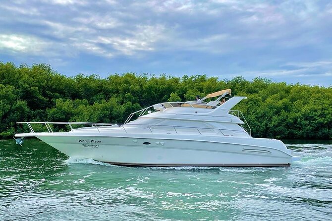 Cancun Yacht Tour - SEARAY YACHT 46 FT GREAT FOR SUNSET 15 PEOPLE MAX 25P9 - Sunset Tours: Choosing the Right Departure Time