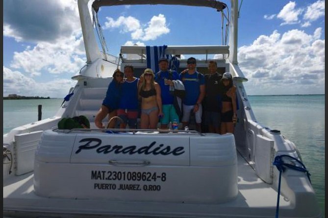 Cancun yachts rental YACHT 46 FT, 15 PAX MAX 25P12 - Two Hours vs Four Hours: Cancun Bay or Isla Mujeres and Snorkeling