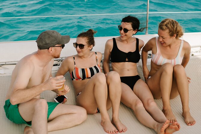 Catamaran Cancun to Isla mujeres Lunch OpenBar and Snorkeling - Playa Norte Beach Club: Where the Day Gets Real