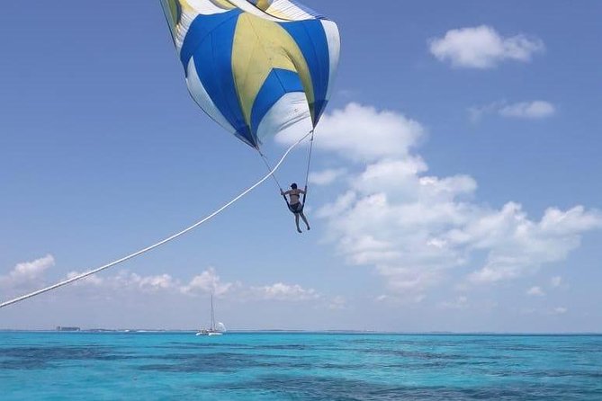 Catamaran Sail to Isla Mujeres with all inclusive from Cancun or Riviera Maya - Stop 1: Marina Albatros snorkeling on the Mexican Caribbean reef