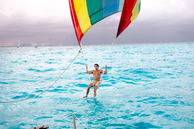 Catamaran to Isla Mujeres, Open bar, buffet, Beach Club Included - Stop 1: Cancun sailing hour, plus the optional spinnaker