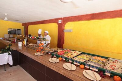 Catamaran to Isla Mujeres: Snorkel MUSA, Playa Norte & Buffet - Playa Norte beach club: buffet lunch and a proper reset