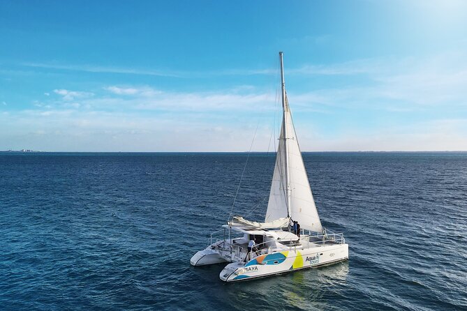 Catamaran Tour to Isla Mujeres Open bar and Lunch - El Meco Reef Snorkel: Short Water Time, Big Expectations