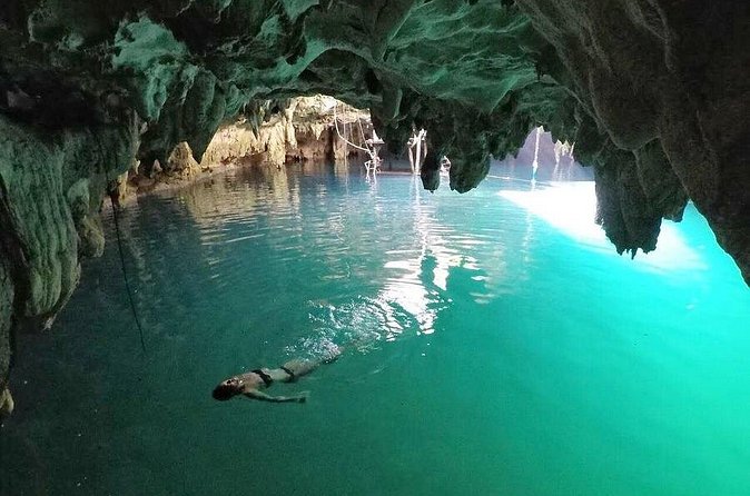 Cenote Cancun Experience with Transportation Included & Lunch - The cenote swimming block: what 3 hours gets you