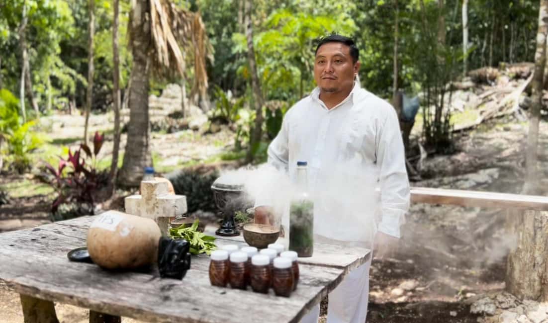 Coba, Tulum, Cenote & Lunch ECO Full Day from Tulum - Coba Archaeological Zone: walking to the base of the tallest pyramid
