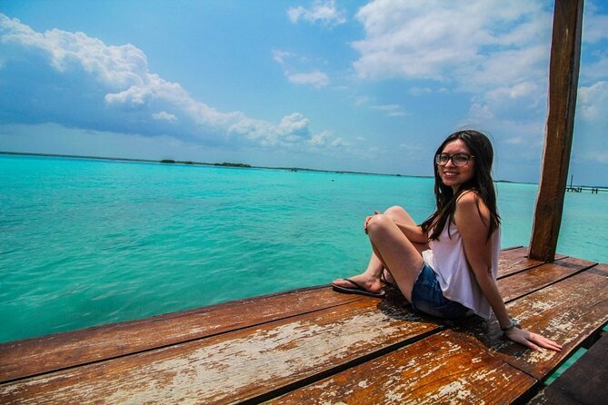 Colorful BACALAR. Incredible Pontoon Tour in one day from Cancun or Riviera Maya - Stop 4: Fort Views, Bacalar Letters Photos, and Lunch
