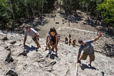 Discover Tulum, Visit Coba And Swim In A Real Mayan Cenote and Playa del carmen - Tulum on the sea: guided ruins, photos, and crowd pressure