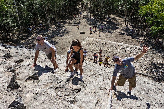 Discover Tulum, Visit Coba And Swim In A Real Mayan Cenote and Playa del carmen - Tulum on the sea: guided ruins, photos, and crowd pressure
