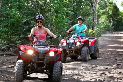 Drive an Atv shared, swim in a Cenote and ziplines in the Cancun - Shared 2-Person ATV Riding: Fun, Controlled, and Often the Star