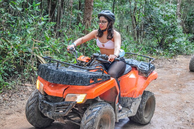 Drive an Atv shared, swim in a Cenote and ziplines in the Cancun - Guides and Customer Service: The Human Side of the Day