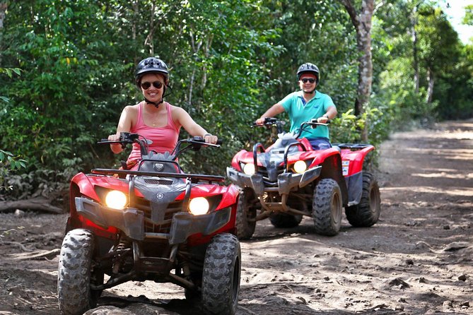 Drive an Atv shared, swim in a Cenote and ziplines in the Cancun - Shared 2-Person ATV Riding: Fun, Controlled, and Often the Star