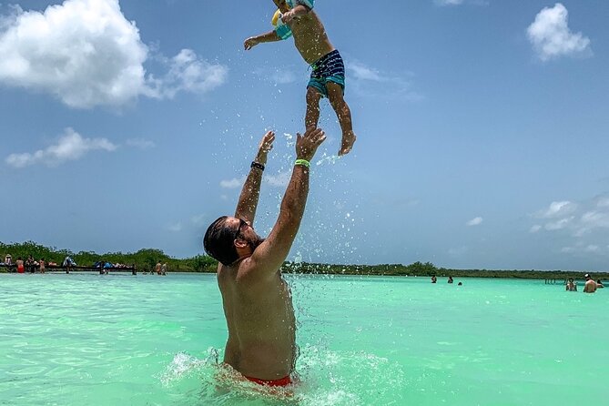Eco Adventure At 3 Cenotes & 1 Lagoon ! From Cancun & Riviera - Cenote Zacil-Ha: another open swimming stop for Mayan tradition and light