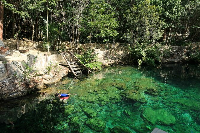 Eco Adventure Cenotes Casa Tortuga!+ Tulum Ruins From Cancun & Playa Del Carmen - Mother Nature Monument (if available) and Tulum Letters: quick photo power