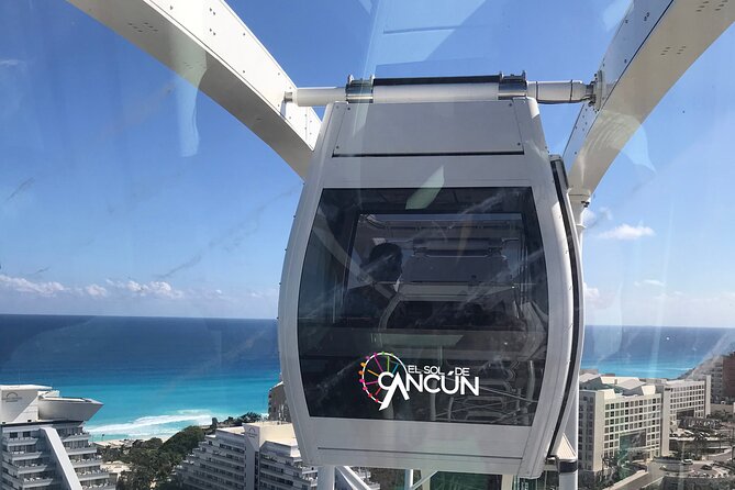 El Sol De Cancun : Panoramic Tour in Regular Cabin - Sky Wheel Cancun: the 12-minute panoramic ride that actually fits
