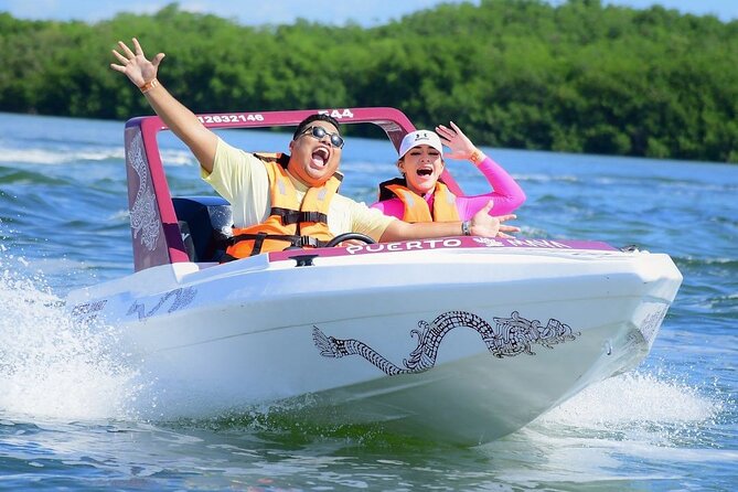 Exciting Speedboat & Snorkeling Tour in Cancun Lagoon! - Nichupté Lagoon cruise: mangroves, wildlife chances, and boat traffic reality