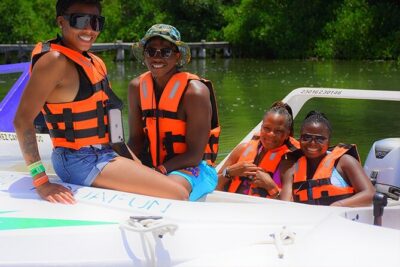 Exciting Speedboat & Snorkeling Tour in Cancun Lagoon! - Mayan Reef snorkeling: included gear, and how chop can change your plan