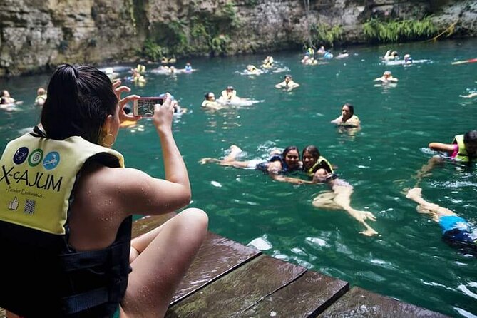 Excursion to Chichén Itzá, Valladolid and Cenote xcajum - Cenote Xcajum at Chichikan: Snorkeling Gear Included, So Swim Time Is Real