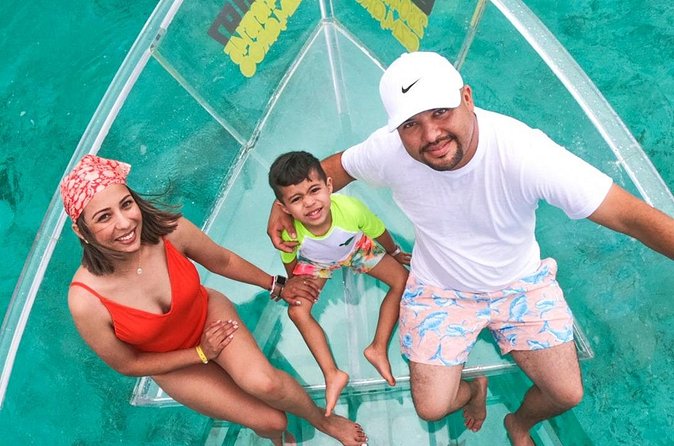 Excursion to Reefs in a transparent boat from Cancun - Group Size Matters: Why a Max of 12 Can Feel Better