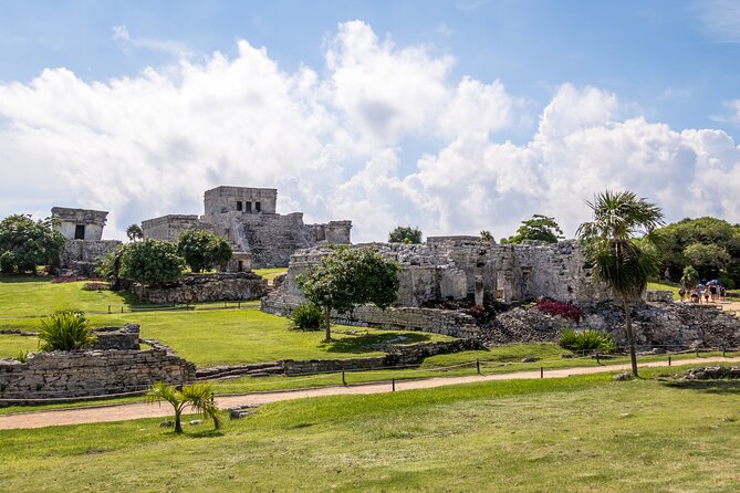 Experience swimming with turtles and explore the ruins of Tulum. Lunch included. - Cenote No-ho Much: the break that changes the scenery