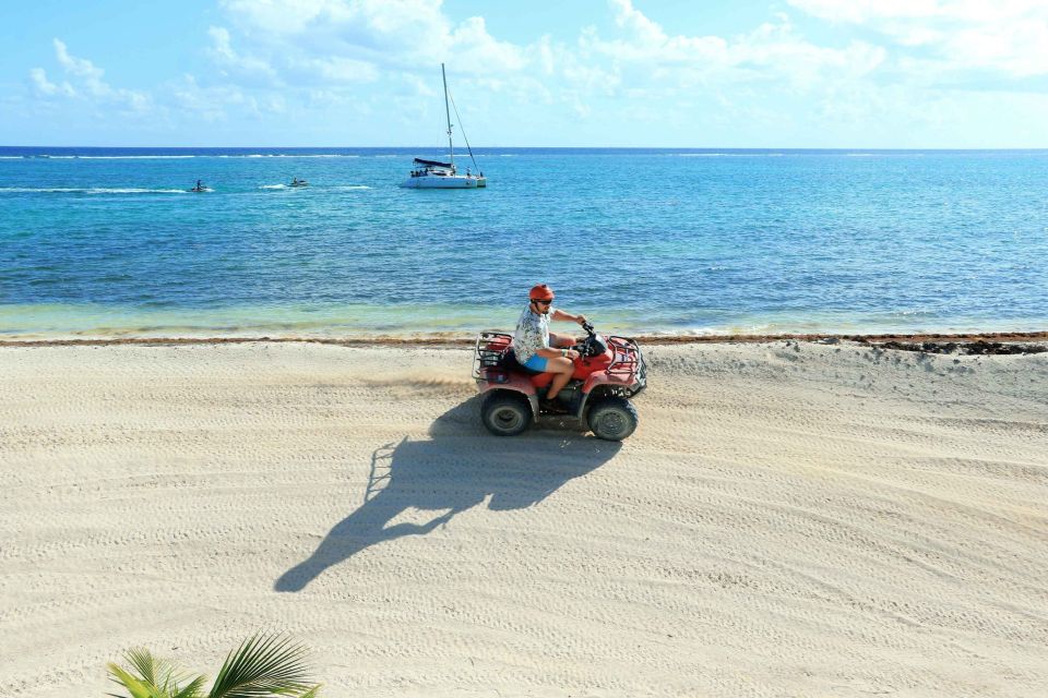 From Cancún: ATV Jungle Trail Adventure and Beach Club - The 45-minute ATV ride: mud trails, speed control, and real jungle time