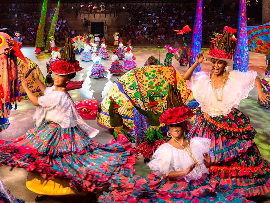 From Cancun: Complete Combo to Xcaret Park! - The culture engine: Mexico Espectacular plus live performances