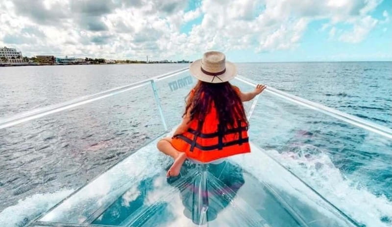 From Cancun: Glass Boat Sightseeing Trip - Wildlife Watching Without the Pressure of Perfect Sightings