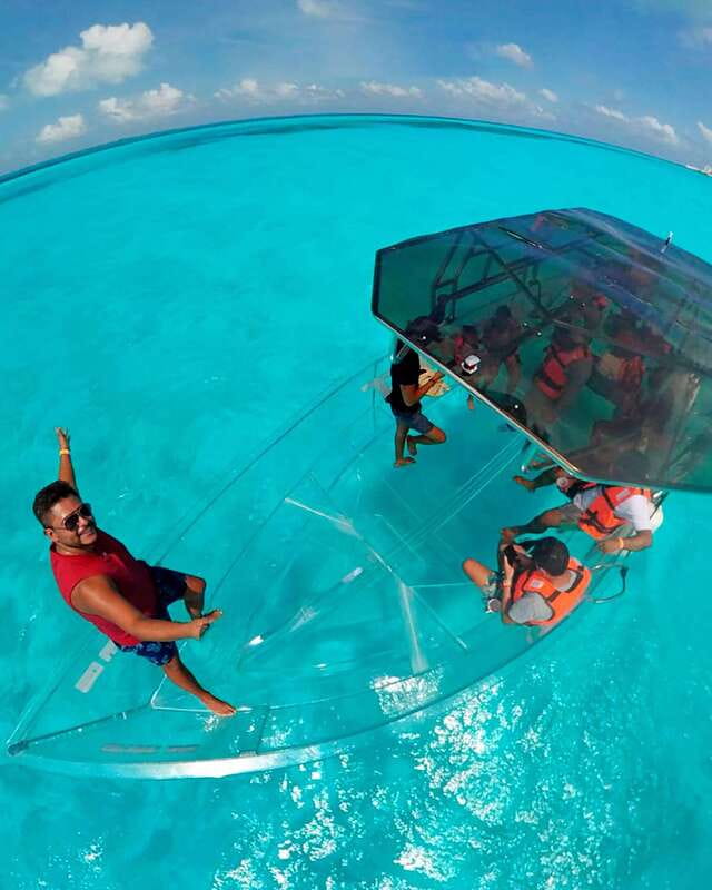 From Cancun: Glass Boat Sightseeing Trip - Marina Kaybal and the Check-In Reality