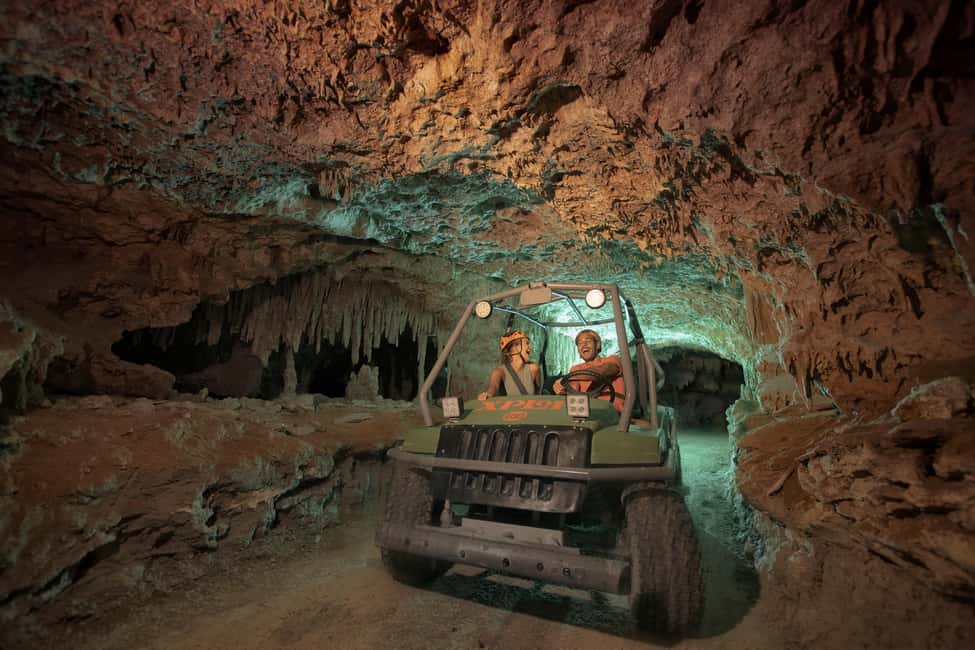 From Cancun: Xplor Park Admission, Full Day - Zip lines through jungle and caves: height, speed, and a final splash