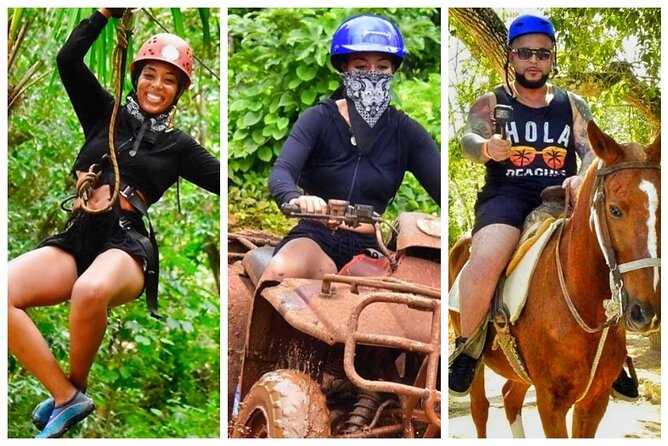 Half-Day Horseback Riding and Extreme Adventure Cancun Tour - Extreme Adventure Cancun at the park: gear up and count the ziplines
