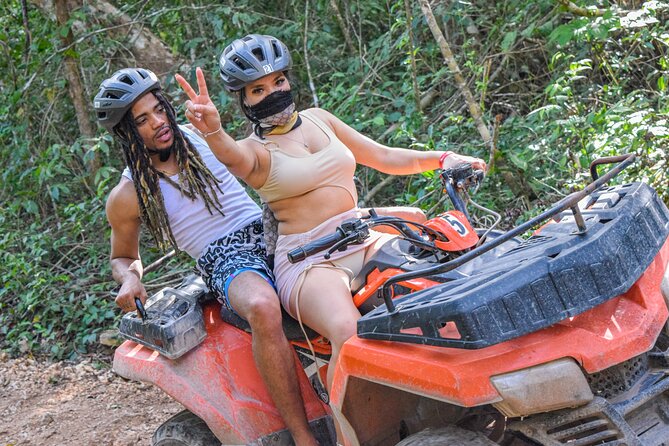 Half Day in Cancun Atvs Ziplines and Cenote Park - Zipline Circuit and hanging bridges: the heights part, guided