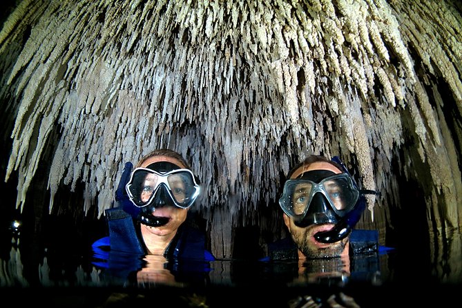 Half-Day Underwater World Tour - Underground Cenote Swim: Cool Air, Crystal Water, Rock Formations
