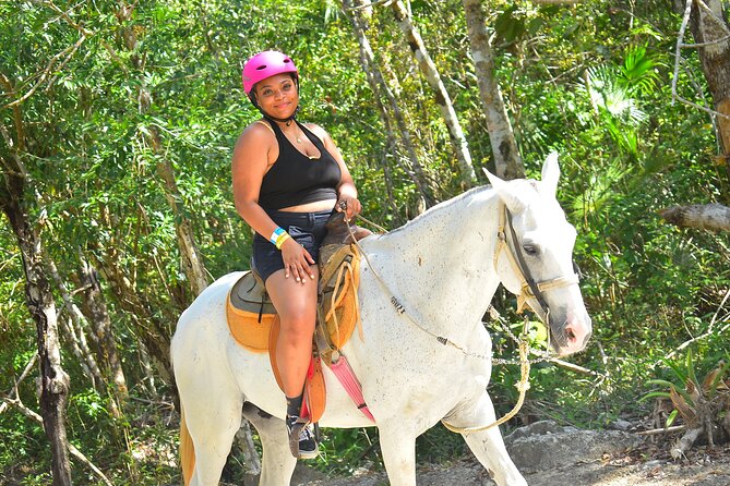 Horseback, ATV´s, Ziplines, Cenote, Hanging bridge Lunch and Round Trip Included - Round-trip pickup: the easiest part to get right