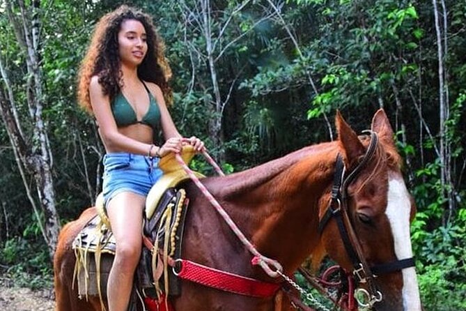 Horseback Ride, ATVs (Single), Cenote & Ziplines! Adrenaline & Nature Experience - Horseback in the Mayan jungle: calmer than ATVs, still real