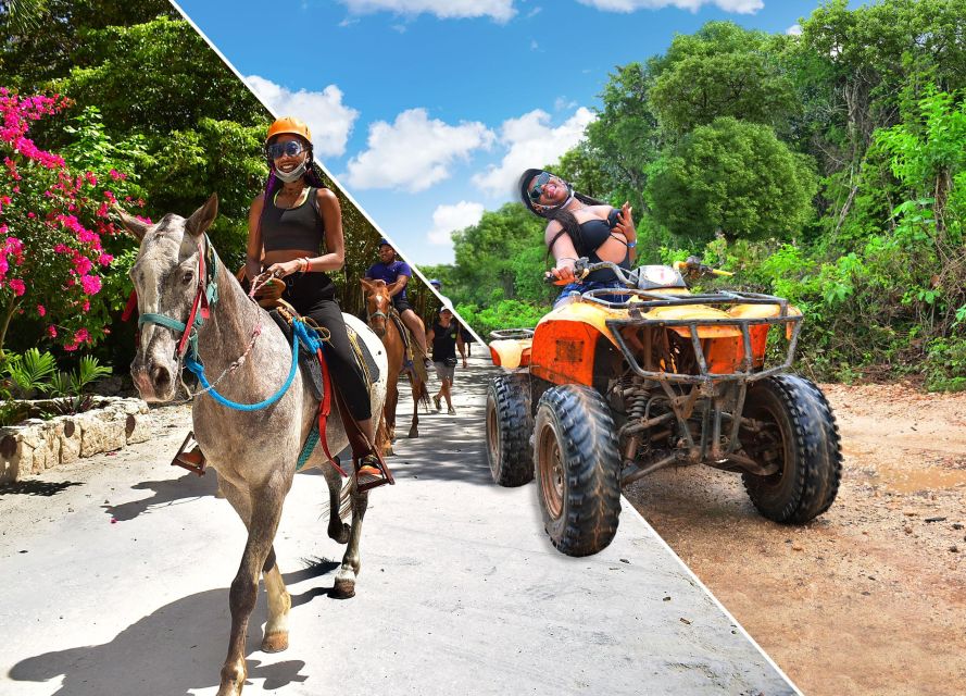 Horseback Riding & ATV Adventure with Ziplines & Cenote - ATV Off-Road Adventure: Jungle Trails and Dirt You Can Feel