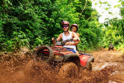Horseback Riding plus ATV, Cenote, Ziplines, and Lunch - Ziplines in the jungle: four runs and real safety checks