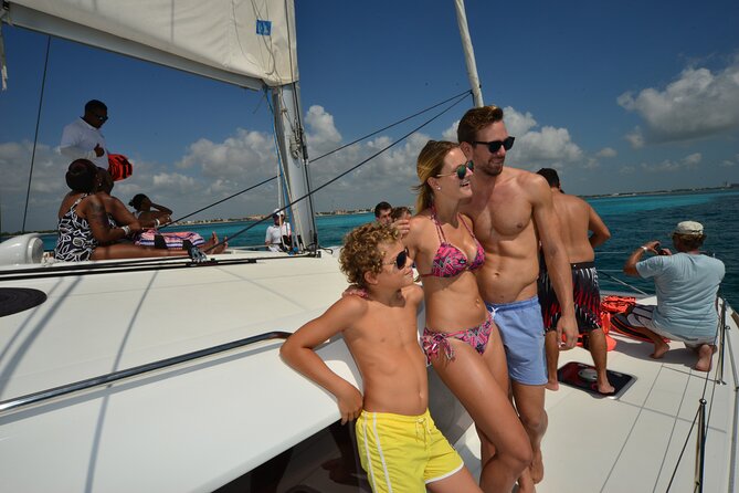 Isla Mujeres Catamaran from Cancun with Open bar and lunch - Price check: the $29 ticket plus the mandatory $45 fee