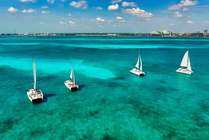 Isla Mujeres Catamaran Sailing Experience with Lunch & Open Bar - The sunset return and a possible spinnaker sail