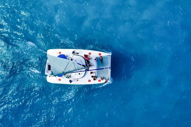 Isla Mujeres: Catamaran Tour with Snorkeling Food, Drinks, Beach - Catamaran Energy and the Open Bar on Board