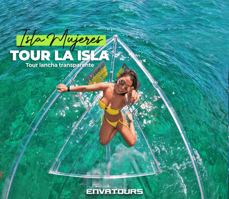 Isla Mujeres: Excursion Crystal Boat Tour at the Caribbean - Your 45-Minute Route: Cadenita, El Farito, and La Cabonera