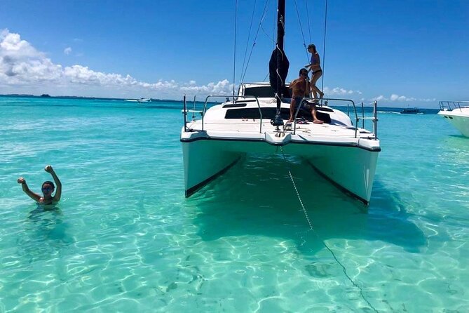Isla Mujeres Private Catamaran, Cruising, Snorkeling having Fun!! - Stop 3 at Playa Norte: north-tip coastline, sightseeing, and one last swim