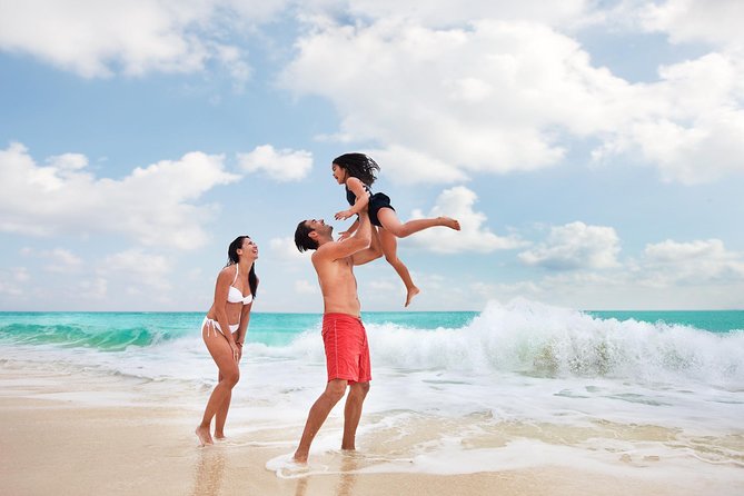 Isla Mujeres tour in a Catamaran with snorkel, open bar, lunch - Spinnaker Flying: The Optional Adrenaline Moment