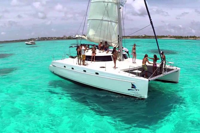 Isla Mujeres tour in a Catamaran with snorkel, open bar, lunch - Onboard Vibe: Open Bar Energy, Crew Personality, and Group Size